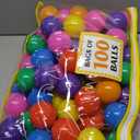 Ball Pit Balls Phthalate Free BPA Free Crush Proof Plastic - 7 Bright Colors in Reusable Play Toys for Kids with Storage Bag