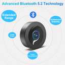 Bluetooth 5.2 Receiver for Home Stereo, RCA & 3.5mm AUX Out Put, Wireless Audio Adapter for Stereo Receiver&Amplifier, Low Latency HiFi Music Streaming