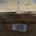 Self Cleaning Cat Litter Box, 65L+ 9 L Extra Large Robot Automatic Litter Box for Multiple Cats, APP Control, Deodorization & Negative ion Sterilization,[White]