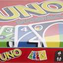 Mattel Games UNO Card Game in Travel & Storage Tin for Kid, Adult & Family Nights & Parties, Color Blind Accessible & Customizable Deck (Amazon Exclusive)