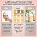 Hegen Easy to Clean Reuseable Breast Milk Storage, 8oz (2-Pack)