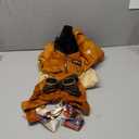 ReliBeauty Earhart Historical Costume Kids Aviator Costume for Girls with Hats, Glasses and Scarves,Yellow (4T-4/110)
