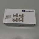 NearMoon Bath Towel Hooks- SUS 304 Stainless Steel Robe Hook Holder, Heavy Duty Coat Hook for Bathroom Livingroom Hotel Kitchen Garage, Wall Mounted (Chrome Finish, 4 Pack)