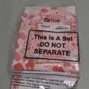 Crtiin 72 Pcs Valentine's Day Party Supplies Movie Night Paper Snack Trays Heart and Love 24 Snack Boxes, 24 Food Trays, 24 Popcorn Bags for Home Valentine's Day Night Birthday Party Theater(Elegant)