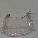 Stadium Approved Bags for Women -Shoulder Bags PVC Purse, Concert Bag (Clear-plastic Strap)