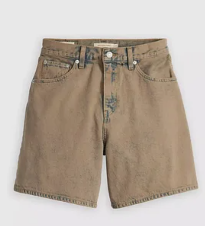 Summer Vintage Style Denim Shorts Loose Straight Casual Minimalist Everyday Comfortable Short Pants 25