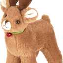 Bearington Christmas Stuffed Animals Christmas Plush Reindeer Holiday Toys for Kids, Boys, Girls - Joly 6"