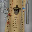 Hook and Ring Toss Game Bottle Opener Ring Toss Game for Indoor Outdoor Party Man (Fun & Competitive Version- Big Size)