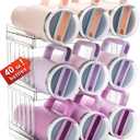 Upgraded Larger Tumbler Organizer for Stanley 40 oz Tumbler with Handle, Kitchen Storage for Stanley Cup Accessories, Kitchen Organization and Storage for Tumbler Mug Cup (Larger-9-bottle) (Larger 3 Tier)