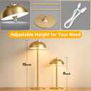 2 Pack Gold Led Cordless Table Lamps Rechargeable,Cordless Touch Lamp Battery Operated-Waterproof-for Outdoor Patio/Restaurants/Home/Dinner