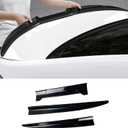 for Car Rear Trunk Spoiler Tail Universal,Modification Tail Wing Universal,3-Section Adjustable and Cuttable Rear Window Top Roof Spoiler Wing,40-55 inches (Black)