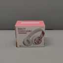 AILIHEN C8 Wired Headphones with Mic & Volume Control - Noise Isolating On-Ear Headphones for Girls School, Plug in Corded 3.5mm Headsets for Chromebook Laptop Computer PC Tablets Travel (Rose Gold) (Medium)