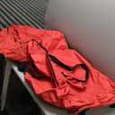 Handy Laundry Christmas Tree Storage Bag with Wheels  Fits 9 Ft Artificial Tree, Heavy Duty, Waterproof, Large Zippered Holiday Storage Container, Durable Handles, Red