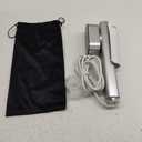 Travel Steamer for Clothes, 100-240V Portable Garment Steamer, Steamer＆Iron 2 In 1, 15s Fast Heat-up, 120ml Water Tank, Large Ceramic Heat Panel, Handheld Steamer for Global ＆ Europe Traveling, Silver