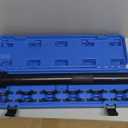 VEVOR Inner Tie Rod Tool Kit, 13 Pcs Tie Rod Removal Tool, 13 Pcs Crowfoot Adapters Inner Tie Rod Tool Set, 1/2 Inch Drive Tube Tie Rods Tool, Heavy-Duty Steel Inner Tie Rod Removal Tool for Vehicle