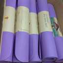 Sunshine Yoga Voyage Yoga Mat, 6 Pack, 72" x 24" Professional Studio and Gym Bulk Yoga Mats, 5mm Thick, Durable, Anti-Tear, Non Slip Fitness and Exercise Mats (Peri Purple)