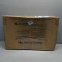 2 Pack Stainless Steel Open Cat Litter Box with High Sides, Large Cat Litter Tray for Big Cats, Metal Litter Box, Easy Cleaning, Include Scoop, 24" L x 16" W x 9.8" H(Dark Gray)