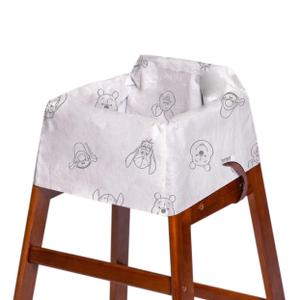 J.L. Childress Disney Baby Disposable Restaurant High Chair Covers - Baby Travel Accessory for Kids & Toddlers, Individually Wrapped, Covers All Surfaces - 12 Count, Winnie The Pooh