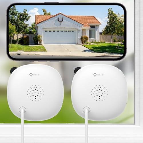 2K No Drill Window Camera-2 Pack 2.4Ghz & 5Ghz WiFi Cameras for Home Security for Indoor & Outdoor Monitoring, Anti-Glare Color Night Vision, Human Detection, 24/7 Recording, Ideal for Apartment, K1