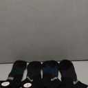 4 Pairs Merino Wool Ankle Running Hiking Socks Compression Support Breathable Thick Cushion No Show Socks for Women Men (Medium, Black)