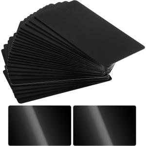 100 Pcs Black NFC Cards Rewritable Ntag 215 Blank PVC Card Programmable NFC Tag Business Black Card Chip Byte Tag Work with All NFC App Plastic ID NFC Tags for ID Badge Credit Cards Identification