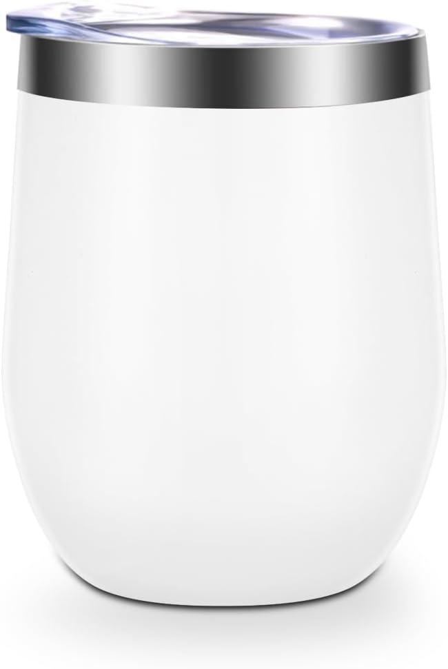 LONGXIN Sabrina Merch Wine Tumbler Cup Singer Merchandise 12 oz Stainless Steel Coffee Wine Tumbler Cup with Lid for Women, Girls, Singer Fans, Music Lovers