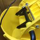 SPARTA Commercial Mop Bucket with Side Press Wringer, Floor Cleaning Essentials for Commercial and Home Use 26 Quart Capacity, 1 Count, Yellow