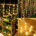 LairtPOW Solar Rope Light 3 Pack 39 FT 100 LEDs IP65 Waterproof Outdoor LED ‎Solar Outdoor Lights for Party Garden Yard Home Wedding Christmas Halloween Holiday Tree Decoration Lighting(3 Pack)