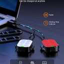 Zewdov Bike Lights for Night Riding, USB Rechargeable Bike Lights Front and Back, Waterproof IP65 Bicycle Light, 4+6 Modes Bike Headlight and Tail Light Set,1.5 Hrs Fast Charging, Easy to Install