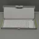 seenda Bluetooth Keyboard and Mouse Combo for Mac, SKM64-2 Rechargeable Slim Wireless Keyboard Mouse Compact, 3 Multi-Device Connection, Compatible for Mac, MacBook Pro/Air, iPad, White Silver