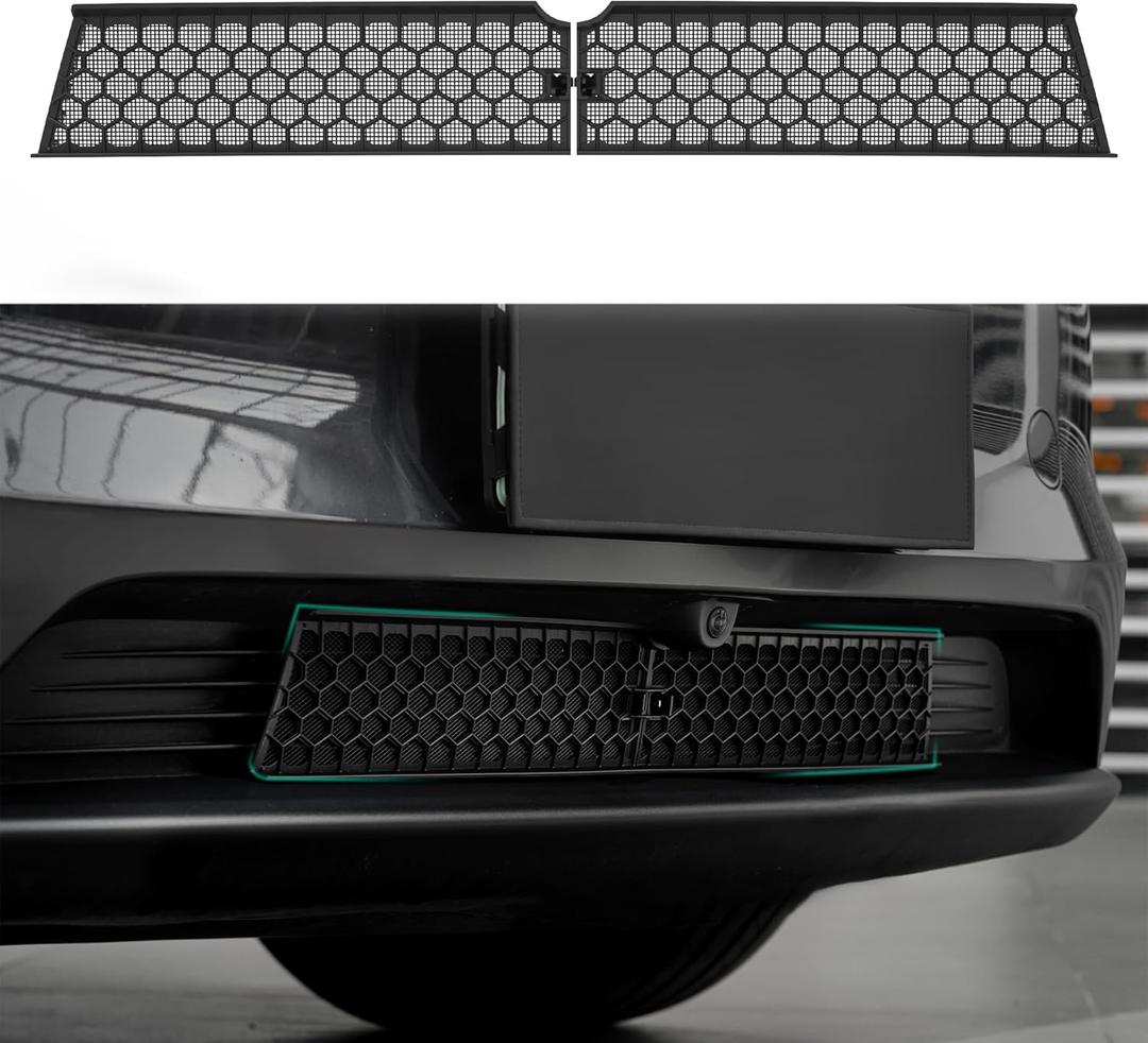 REFORM DESIGN Front Grill Mesh Insert Compatible with 2025 2026 Tesla New Model Y Juniper, Air Vent Cover Guard for Tesla Model Y Accessories