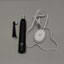 Oral-B iO Series 2 Rechargeable Electric Powered Toothbrush Starter Kit, Night Black with 2 Brush Heads - Automatic Pressure Sensor to Protect Gums - 3 Modes - 2 Min Timer