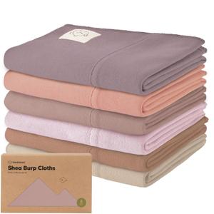 Organic Burp Cloths Baby Boy, Girl - 6-Pack Large Cotton Burping Cloths for Babies, Spit Up Rags, Super Absorbent, Ultra Soft Newborn Rag, Gender Neutral, Machine Washable, Durable (Mauve) Organic Burp Cloths Baby Boy, Girl - 6-Pack Large Cotton Burping Cloths for Babies, Spit Up Rags, Super Absorbent, Ultra Soft Newborn Rag, Gender Neutral, Machine Washable, Durable (Mauve)