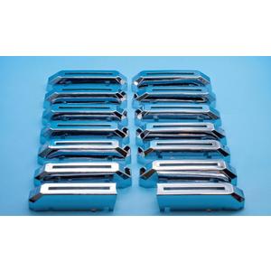 14Pcs Grille Trim Covers Truck Main Grille insert Trim Compatible with 2021-2023 Ford F-150 XL/XLT (Chrome)