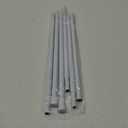 2 Pack Spring Tension Curtain Rod 32.5 to 58 inch Adjustable Curtain Rods No Drilling Spring Loaded Curtain Rods for Windows Doors, White