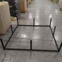 20 Inch King Size Bed Frame, No Box Spring Needed, Heavy Duty Black Metal Platform Mattress Foundation with Steel Slats, Non-Slip Noise Free Easy Assembly, Large Storage ‎79.5 x 75.5 x 20 inches
