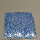 150 Mini Acrylic Pacifiers for Baby Shower Game, 0.86 Inch Bulk Chupones para Gender Reveal Party Favors Table Decoration (Blue)