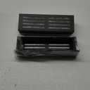 Metal 4 Pack Magnetic Spice Storage Rack Organizer for Refrigerator and Oven, Black Fridge Organizers and Storage