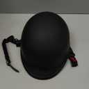 Motorcycle Helmet Half Shell Hawk Style Helmets Compact Lightweight Open Face for Motorcycle Street Bike Cruiser Moped - DOT Approved (Matte Black,L)