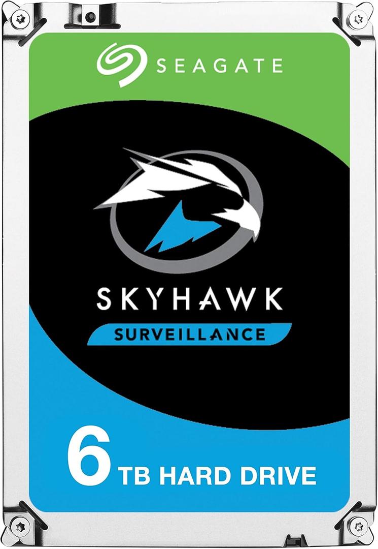 Seagate Skyhawk ST6000VX001 6TB 3.5" Internal Hard Drive - SATA