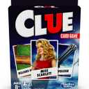 Hasbro Gaming Clue Card Game, 3-4 Player Strategy Game, Fun Summer Activities, Vacation Travel Essentials, Ages 8+ (1 Count (Pack of 1))
