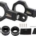 0.75 to 1.25" Bar Clamps Heavy Duty for UTV/ATV/Snowmobile/Motorcycle/Scooter Handlebar Mount(2Pack)