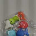 Bath Toys, 8 Pcs Light Up Floating Rubber Animal Toys Set, Flashing Color Changing Light in Water, Baby Infants Kids Toddler Child Preschool Bathtub Bathroom Shower Games Swimming Pool Party