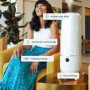 Homedics Cool Mist Ultrasonic Humidifier for Bedroom, Large Room Humidifier, Top-Fill 1.47-Gal Tank, Essential Oil Pads, Built-In Timer, 3 Mist Settings, Air Humidifier for Home, Office, Plants