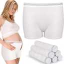 4 Pack Washable Mesh Disposable Postpartum Underwear Panties for Women Hospital Provide Surgical Recovery,Incontinence (L/XL(13-39 in))