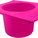 Waxness Non-Stick Silicone Bowl Insert for Wax Warmers Pink, Fits 5.5 lb Warmers, Easy Clean Flexible Wax Pot Liner for Professional Use.