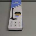 LED Desk Lamp with USB Ports, Touch Desk Lamps for Home Office with 5 Color Modes, 3 Brightness Desk Light with Small Night Light, Reading Lamp Table Lamp for Bedroom Bedside Study Black （with adapter）