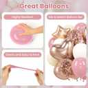 68pcs Pink and White Balloons Dusty Pastel Light Pink Sand White Rose Gold Cream Heart Star 12 Inch Balloon Decorations for Baby Shower Girls Bachelorette Birthday Bridal Wedding Party Decor Supplies