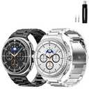 GOLDTOLUCK Stainless Steel Band Compatible with Samsung Galaxy Watch 8 Classic 40mm 44mm 46mm (2025) Men Women Milanese Mesh Magnetic Classy Elegant Casual Business Metal Stainless Steel