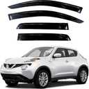 KPY Rain Guards Fit for 2011-2017 Nissan Juke, in-Channel Window Visors Vent Wind Deflectors 4PC, Car Accessories for 11-17 Juke